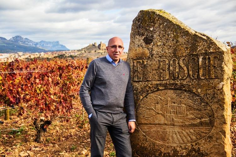 Marcos Eguren, en uno de sus viñedos más reconocidos